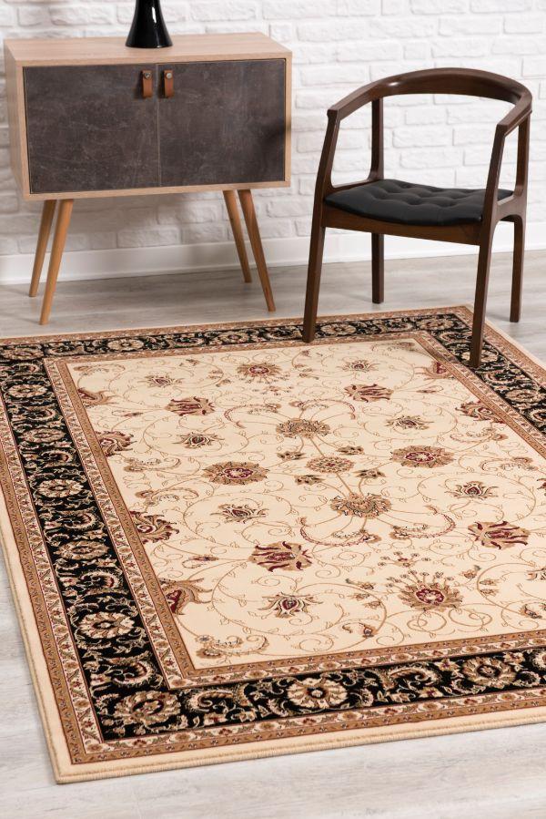 Tapis Persan Majestic Beige Noir