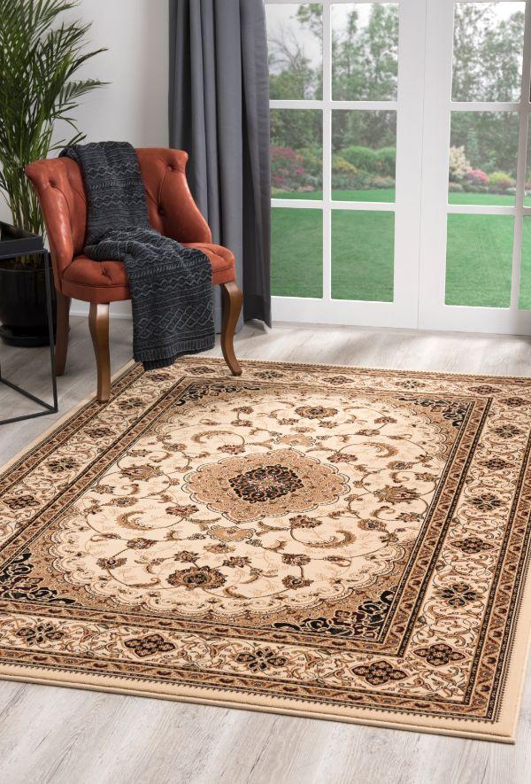 Majestic Persian Traditional Beige Rug