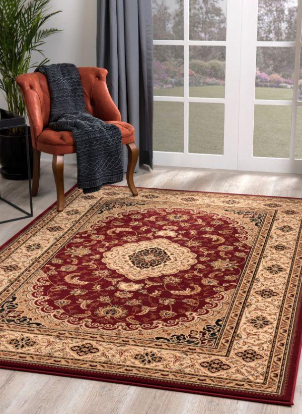 Majestic Persian Traditional Red Rug