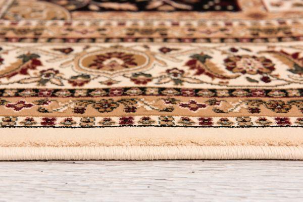 Majestic Collection Traditional Oriental Area Rug and Runner, Cream