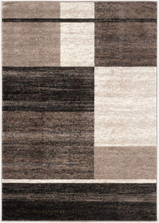 Nova Mid-Century Brown Rug