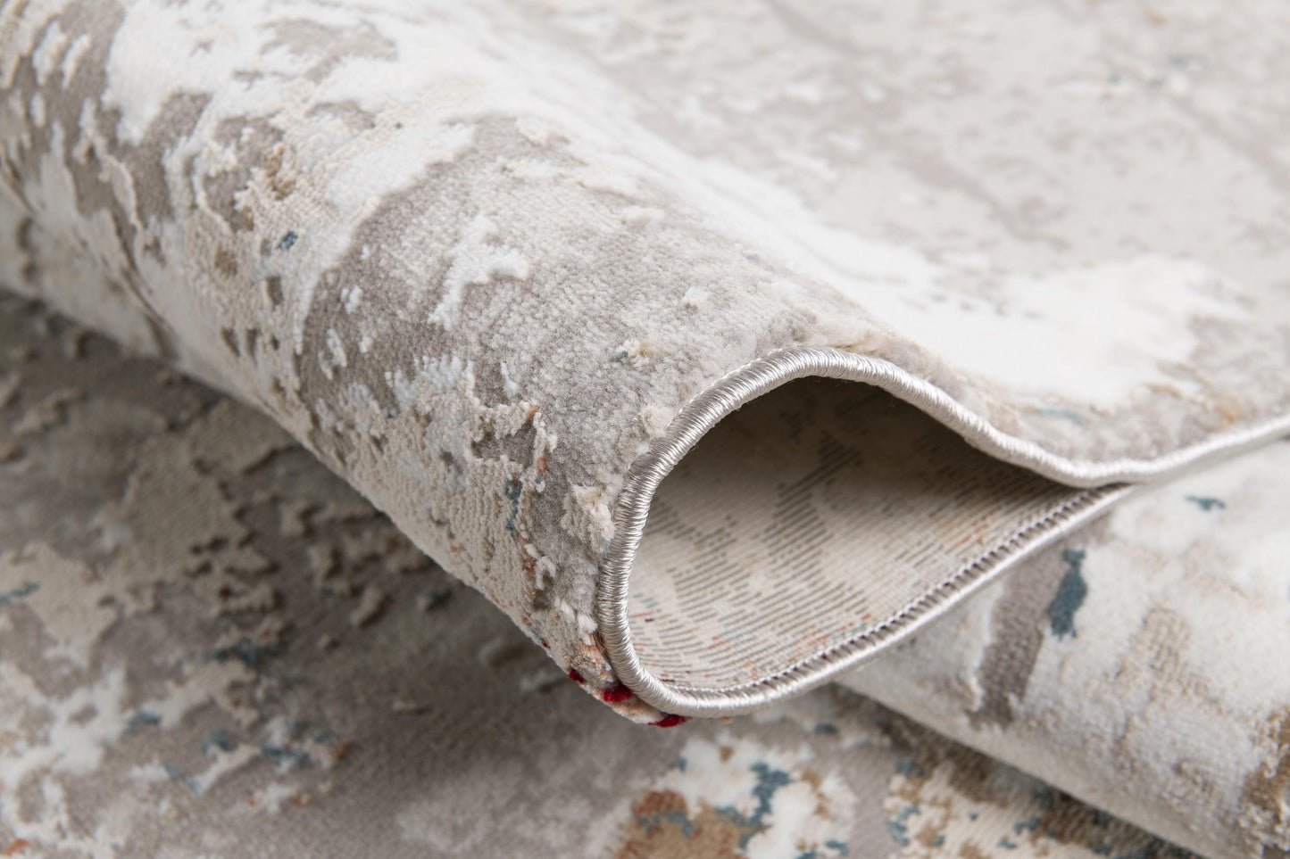 Cascade Abstract Contemporary Beige Rug