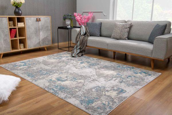 Vogue Collection Modern Abstract Area Rug and Runner - Multi