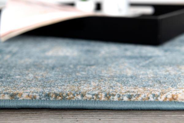 Tapis bleu scandinave Silvia