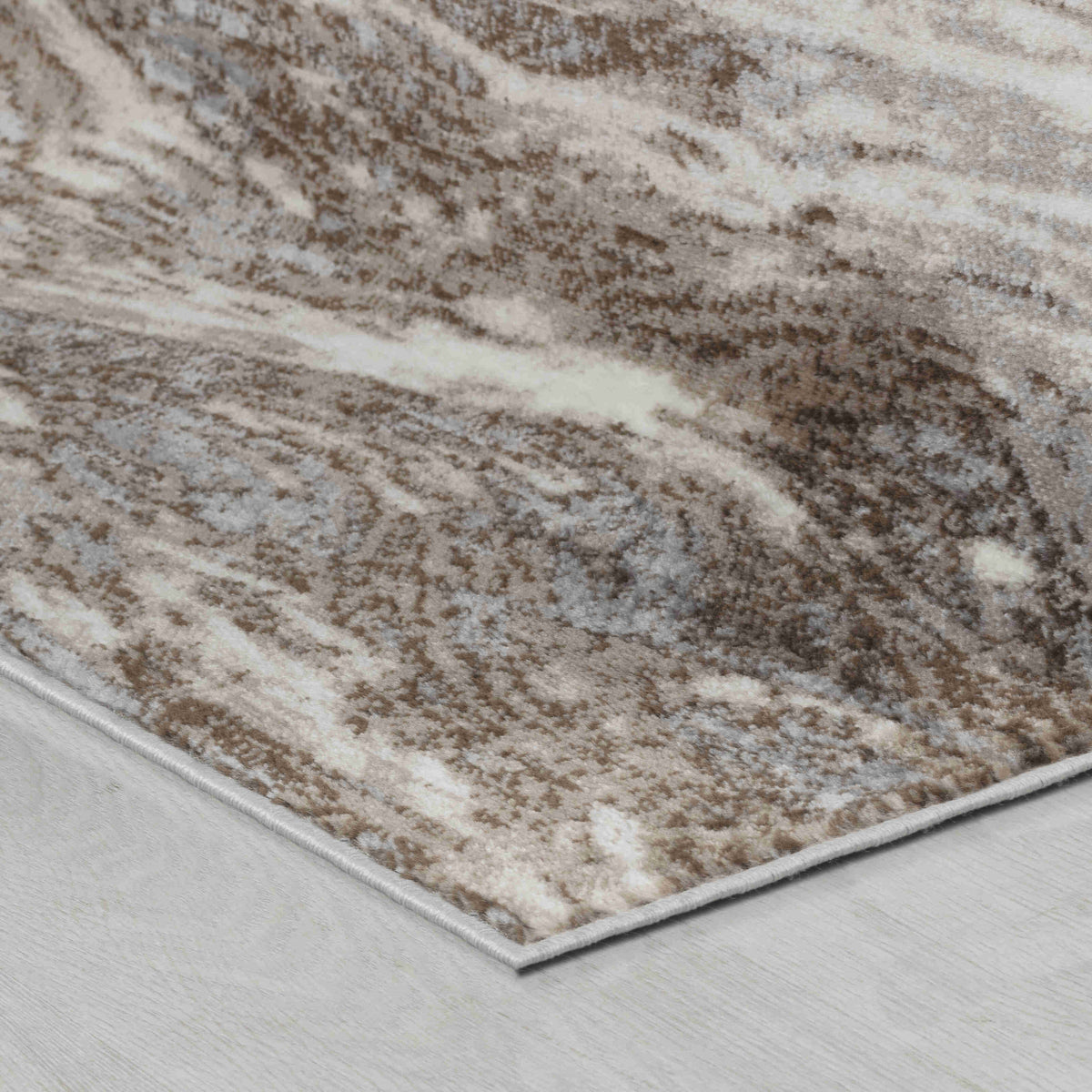 Aarav Abstract Contemporary Brown Indoor Rug