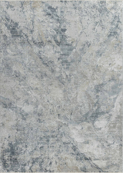 Melo Abstract Coastal Blue Rug