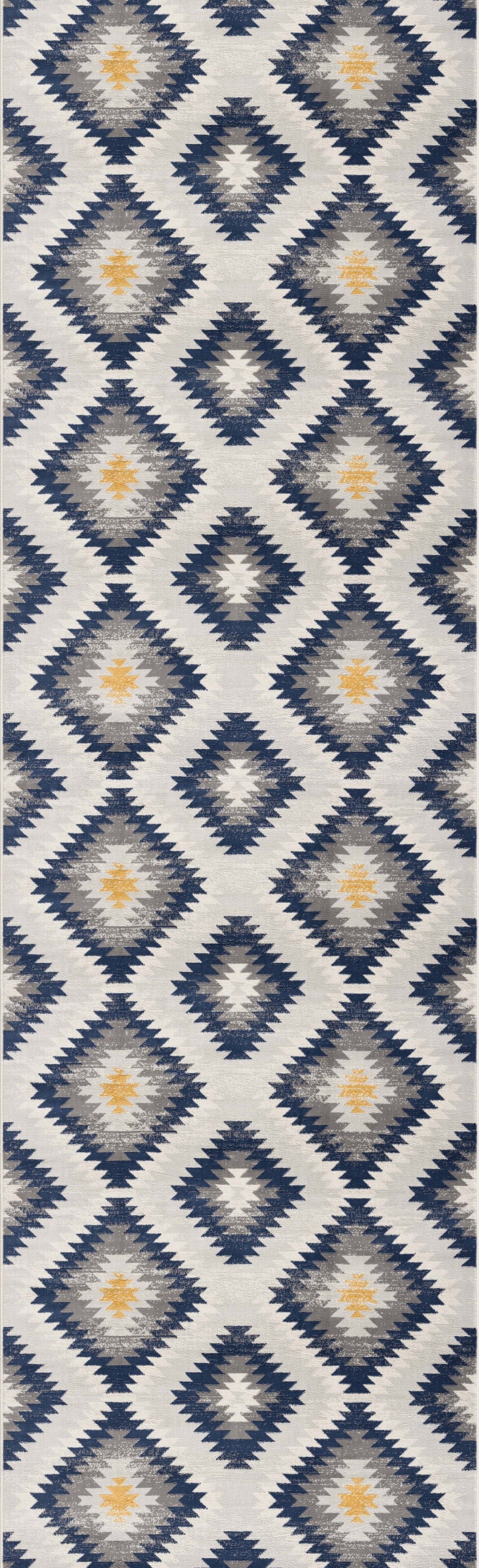 Nava Boho Southwestern Beige Indoor Rug
