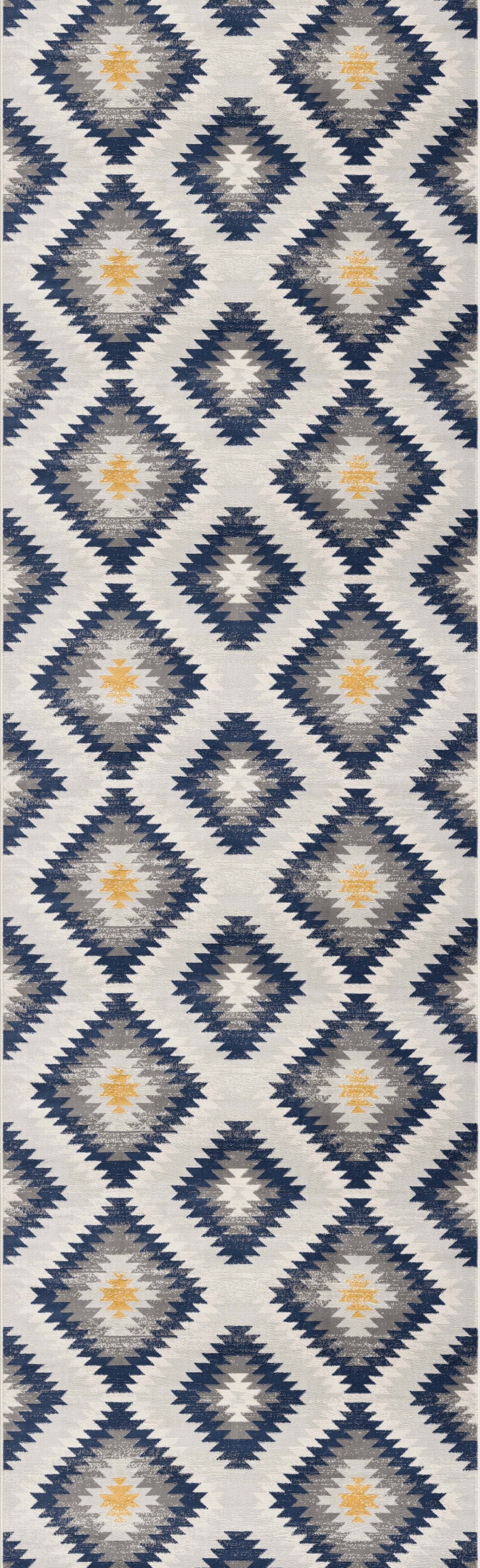 Alfombra de interior bohemia contemporánea