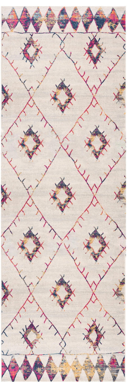 Tapis beige contemporain Savannah Boho