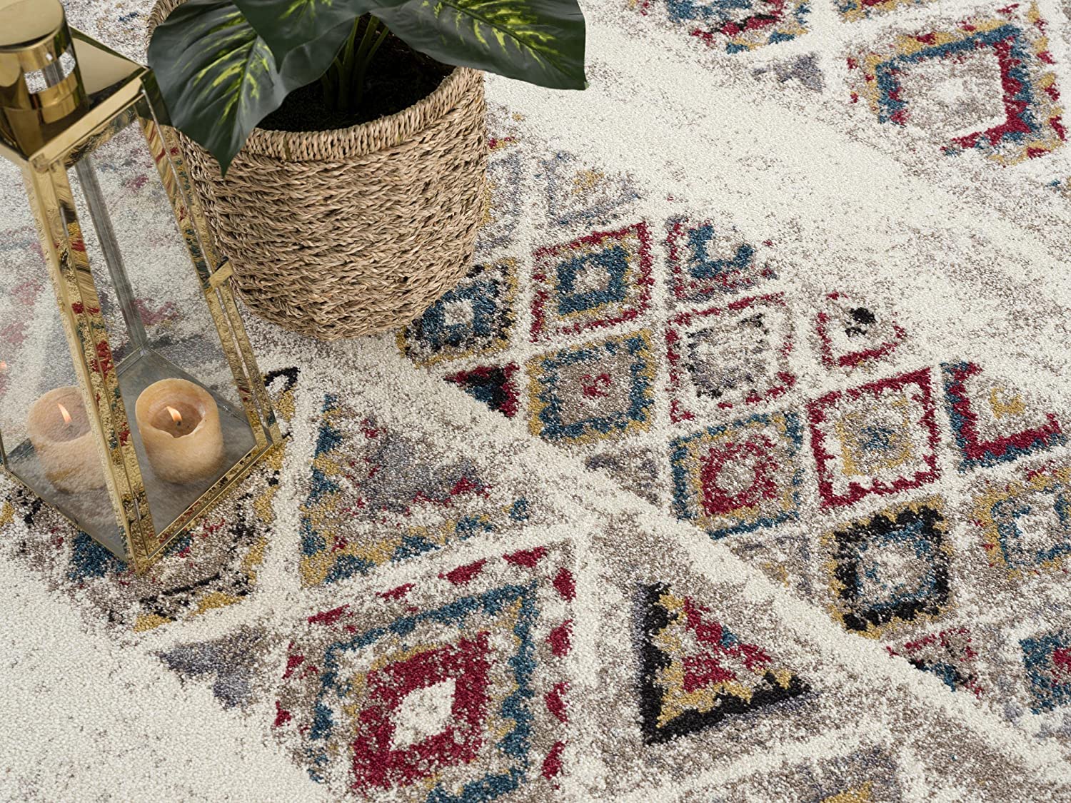 Contemporary Geometric Indoor Area Rug