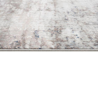 Havana Collection Traditional Abstract Distressed Area Rug and Runner - Navy Blue