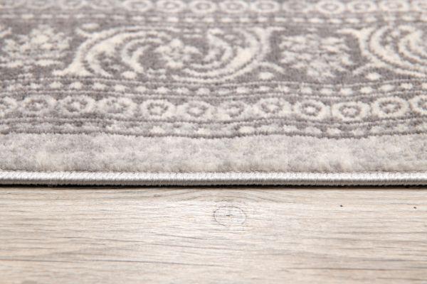Havana Collection Traditional Oriental Area Rug and Runner - Grey