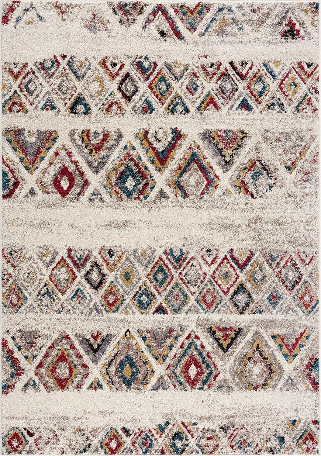 Contemporary Geometric Indoor Area Rug