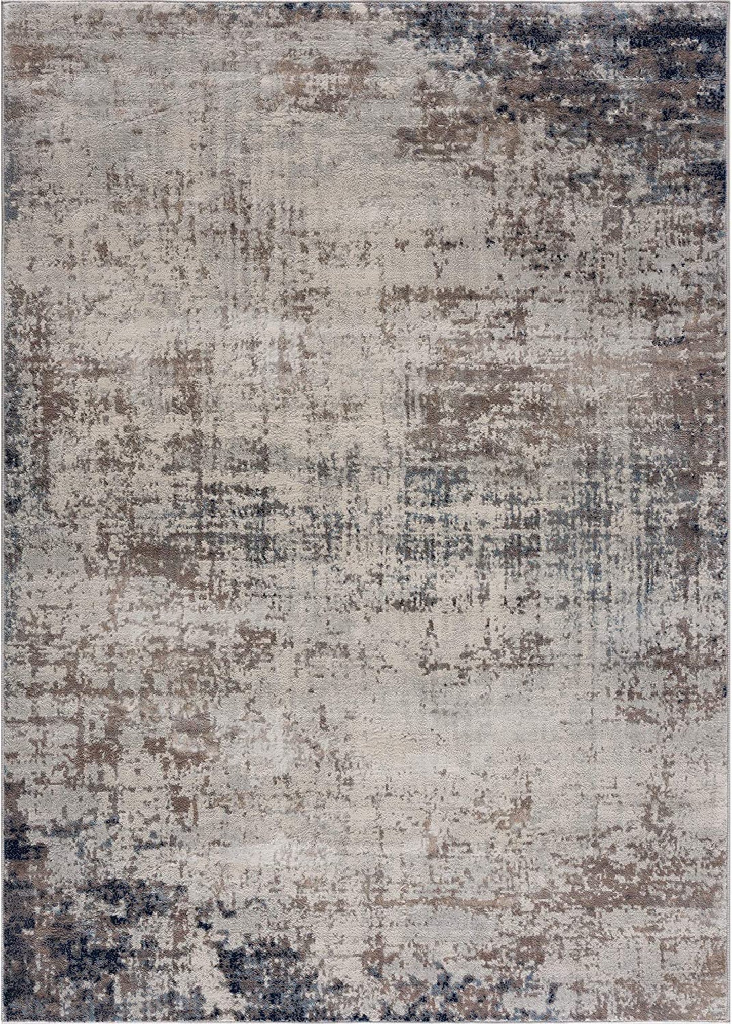 Havana Abstract Contemporary Blue Rug