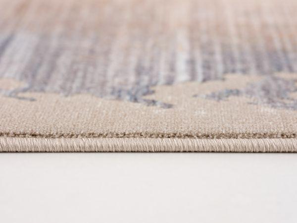Elaris Abstract Contemporary Beige and Blue Indoor Rug
