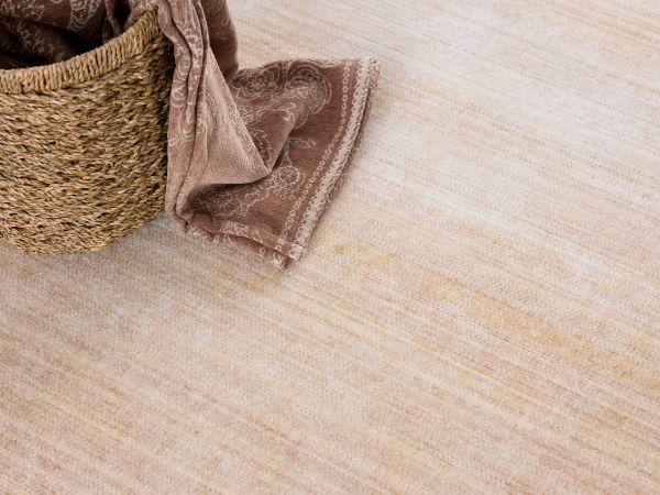 Elaris Abstract Contemporary Beige and Blue Indoor Rug