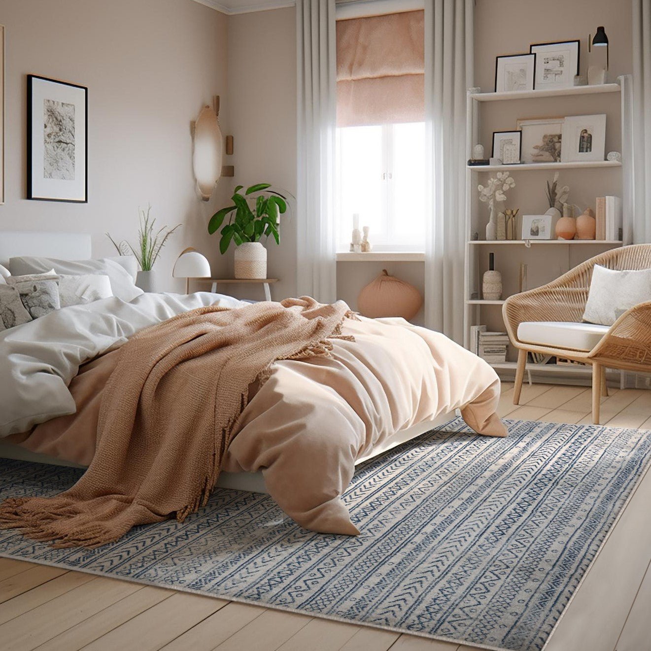 Contemporary Boho Indoor Area Rug