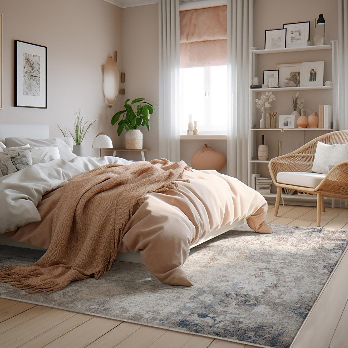 Contemporary Abstract Indoor Area Rug