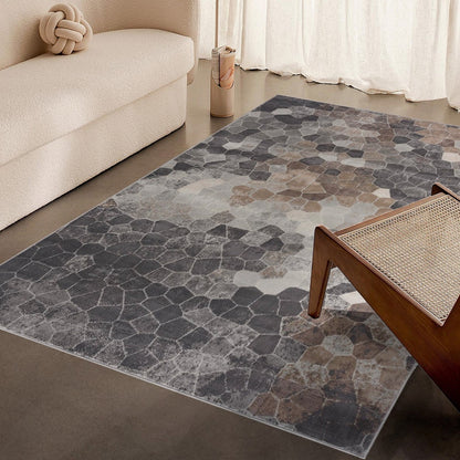 Havana Geometric Grey Rug