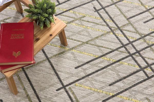 Vista Collection Modern Abstract Doormat, Area Rug And Runner, Green