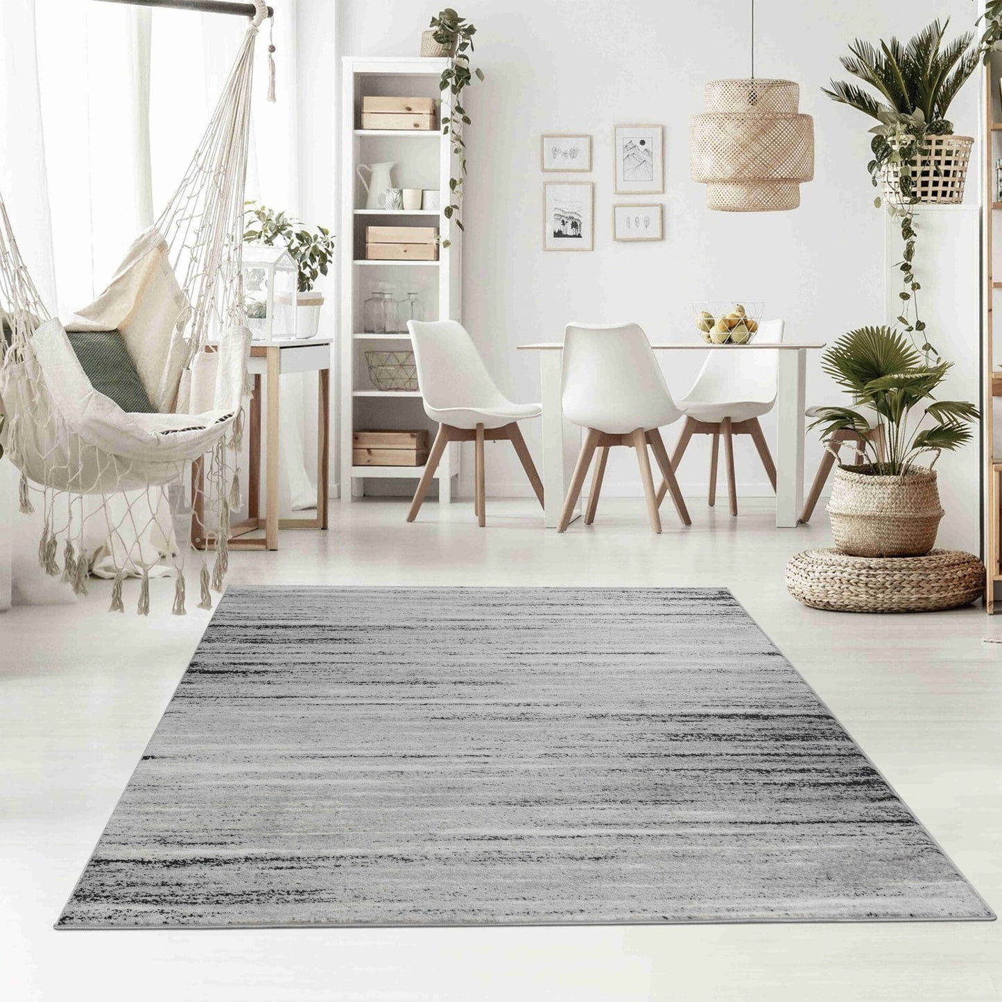 Sakarya Contemporary Modern Grey Rug
