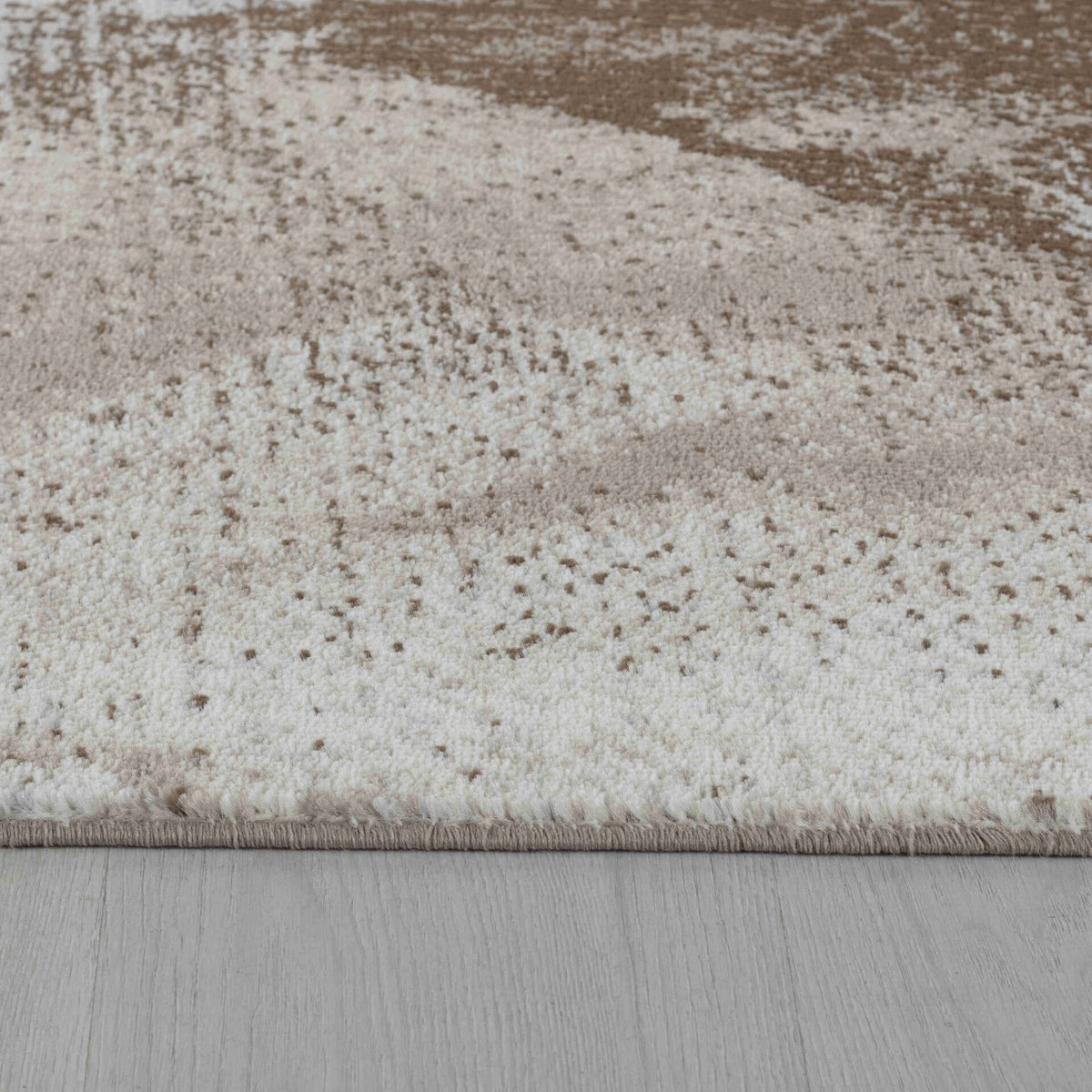 Marco Abstract Modern Brown and Beige Indoor Rug