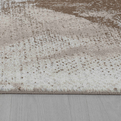 Sakarya Modern Abstract Brown Rug