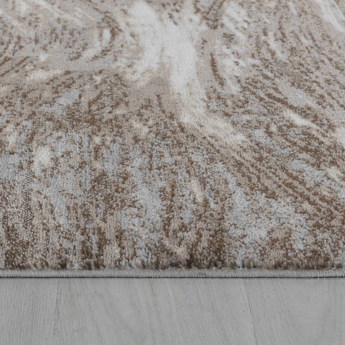 Aarav Abstract Contemporary Brown Indoor Rug