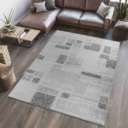 Tapis gris moderne Sakarya