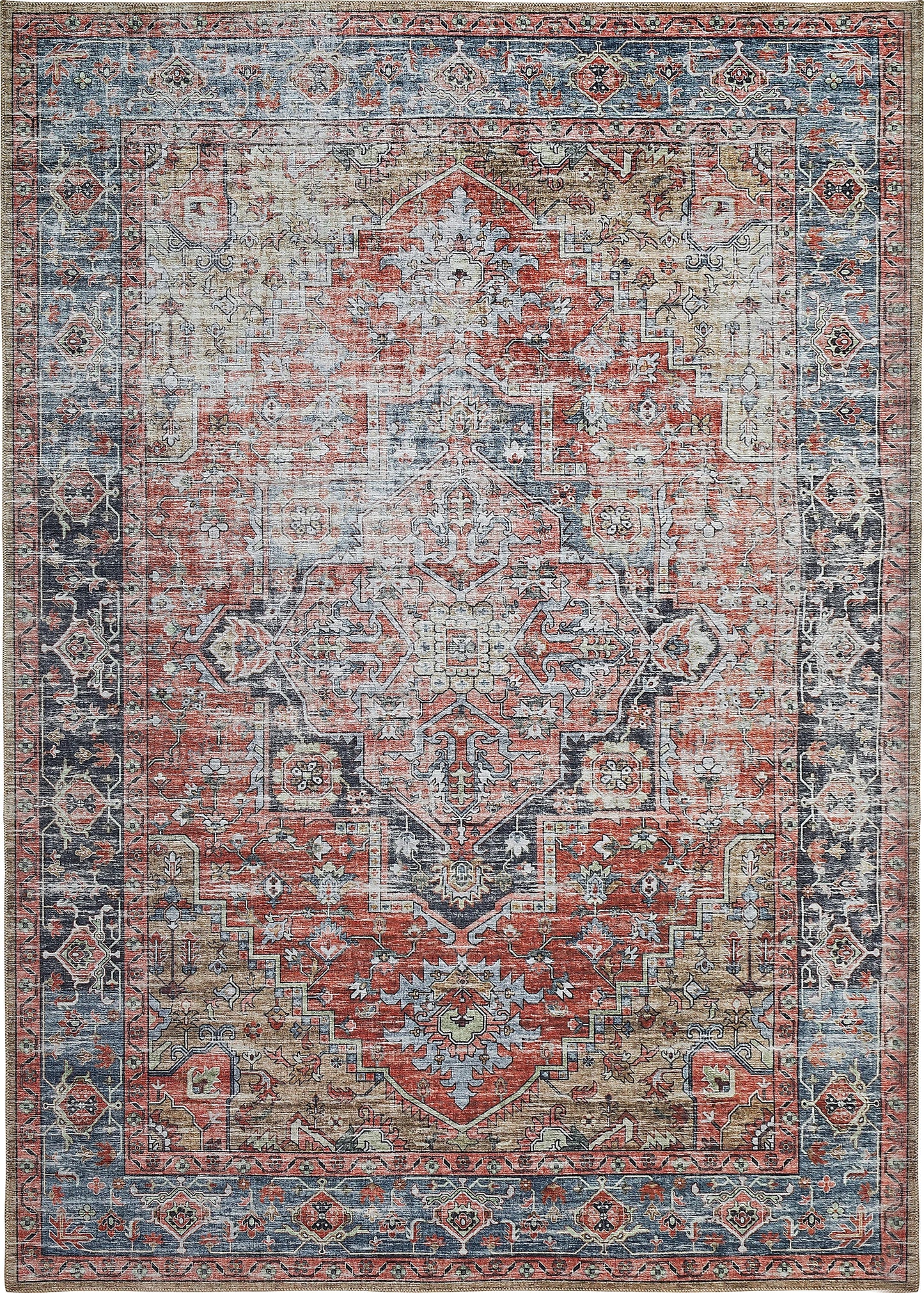 Tapis rouge transitionnel persan Emir