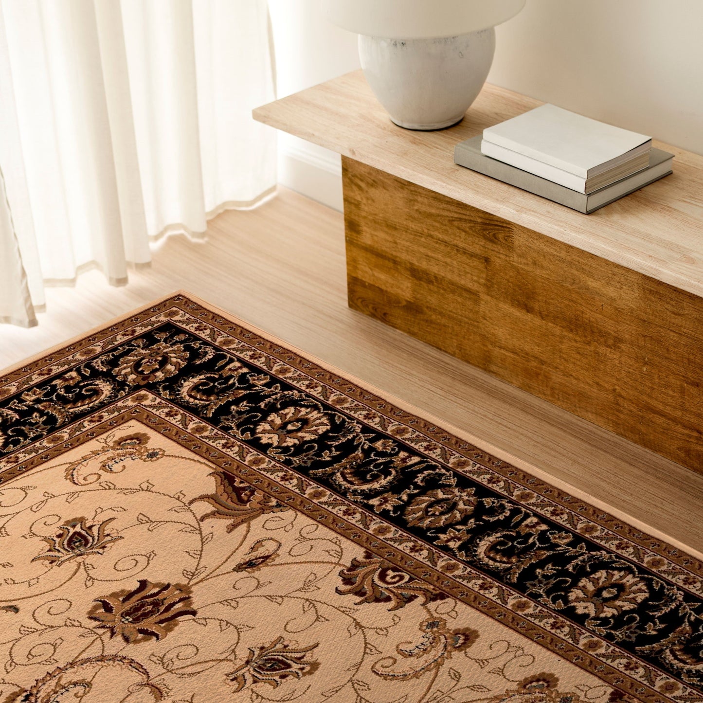 Majestic Persian Traditional Beige Rug