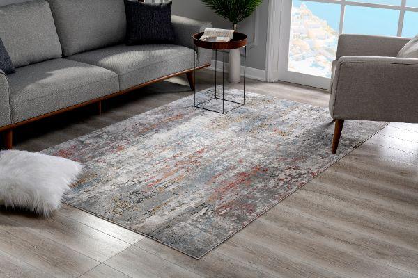 Capri Collection Modern Abstract Area Rug And Runner, Multicolor