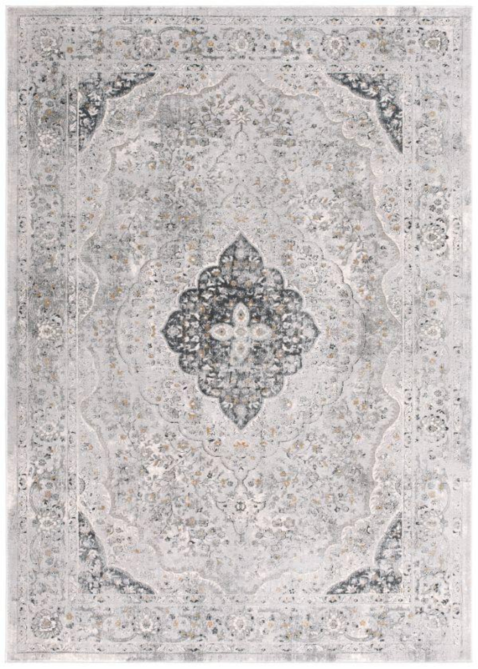 Arabic Rug Grey Capri Moroccan Contemporary Grey Rug