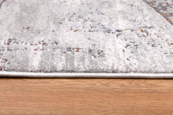 Kairon Geometric Contemporary Grey and Beige Indoor Rug