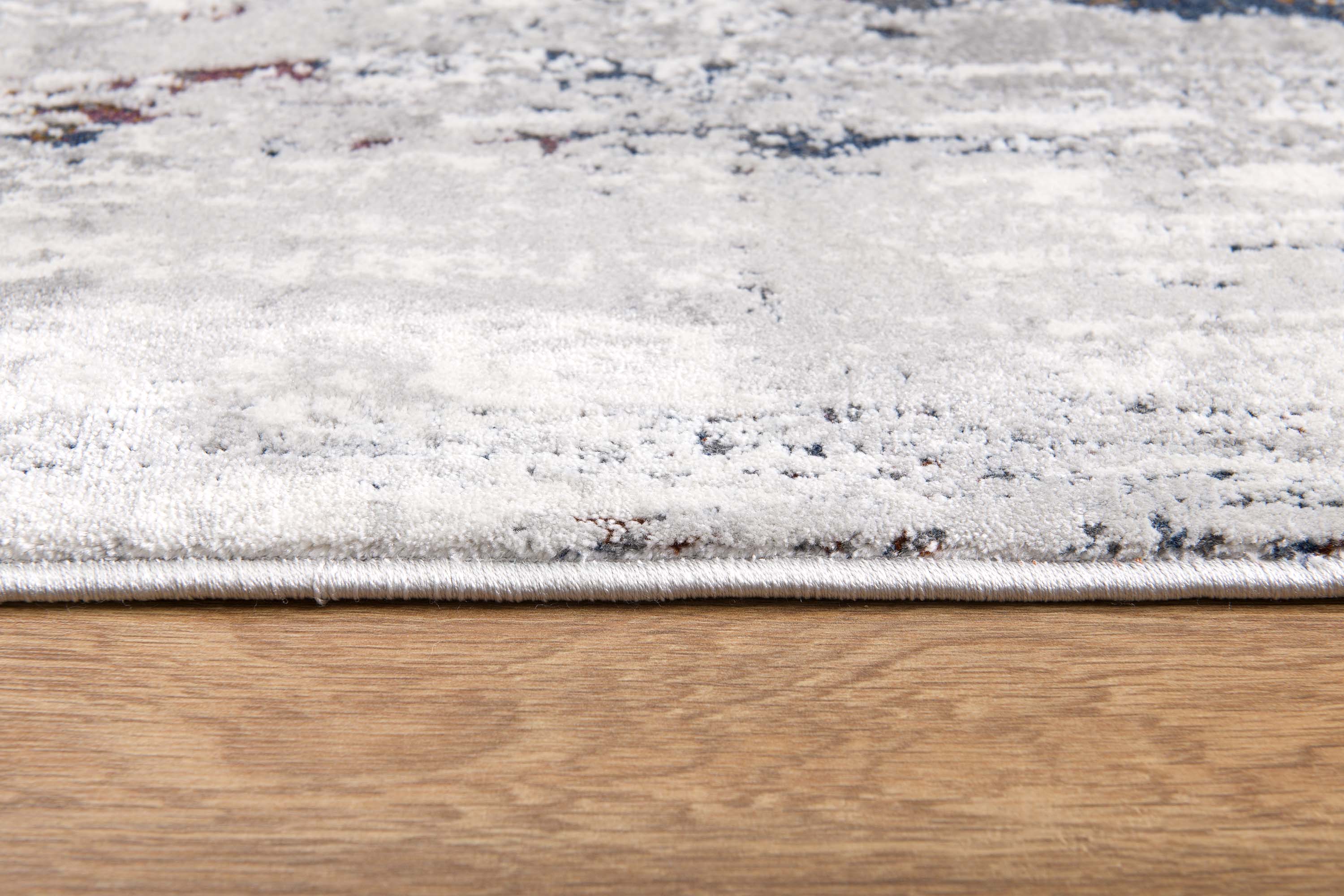 Sardini Collection Modern Abstract Area Rug, Grey