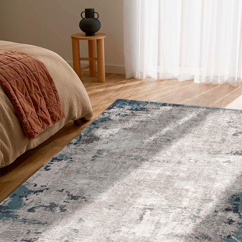 Cascade Coastal Contemporary Blue Rug