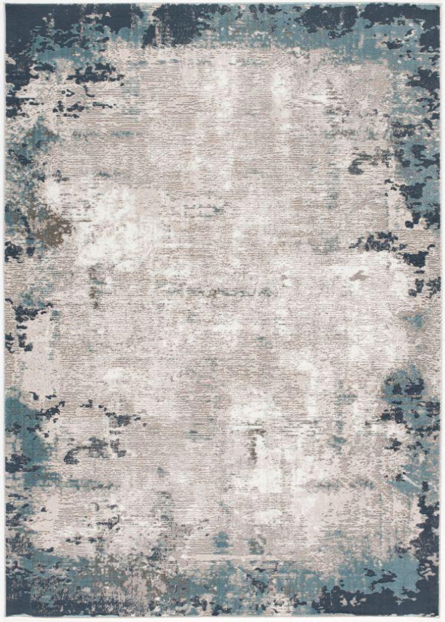 Cascade Coastal Contemporary Blue Rug