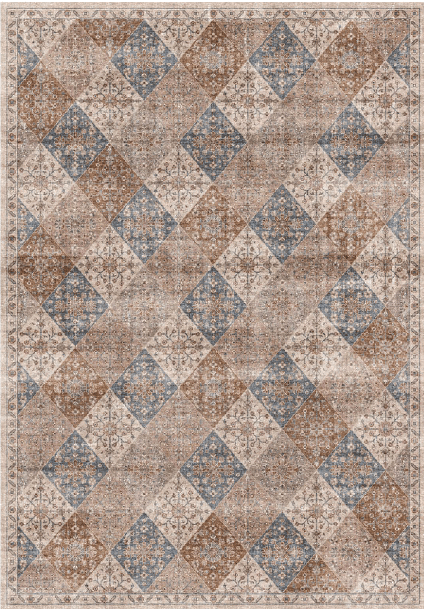 Aruba Traditional Brown Rug