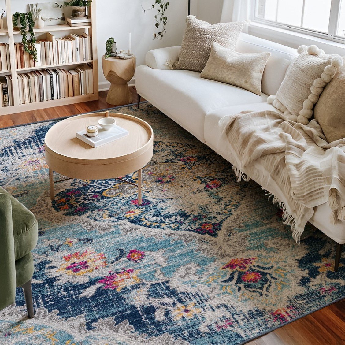 Transitional Boho Indoor Area Rug