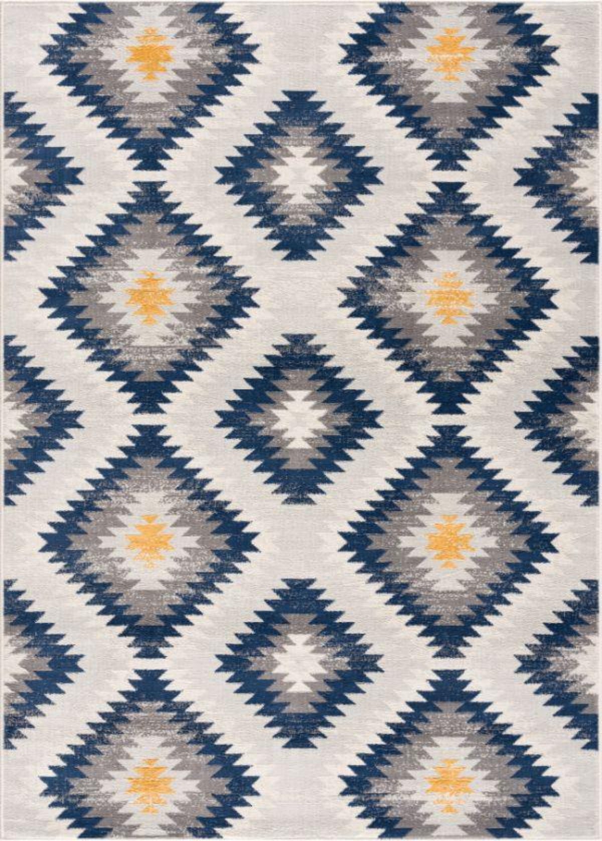Nava Boho Southwestern Beige Indoor Rug