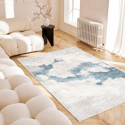 Tapis Mirage Cloud River Bleu