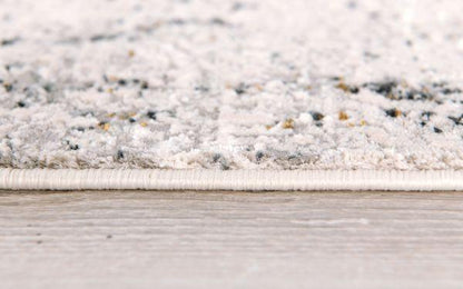 Mirage Collection Modern Abstract Area Rug, Cream Grey