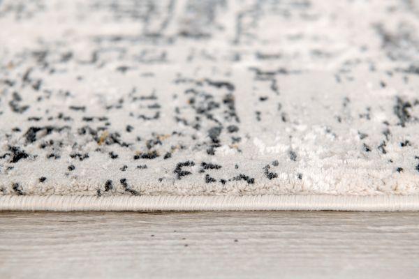 Mirage Collection Modern Abstract Area Rug, Cream Grey