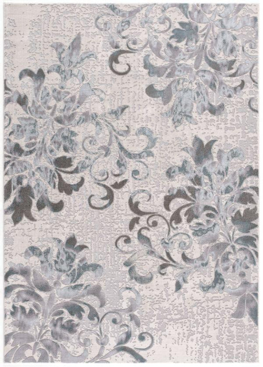 Tapis gris abstrait Oasis