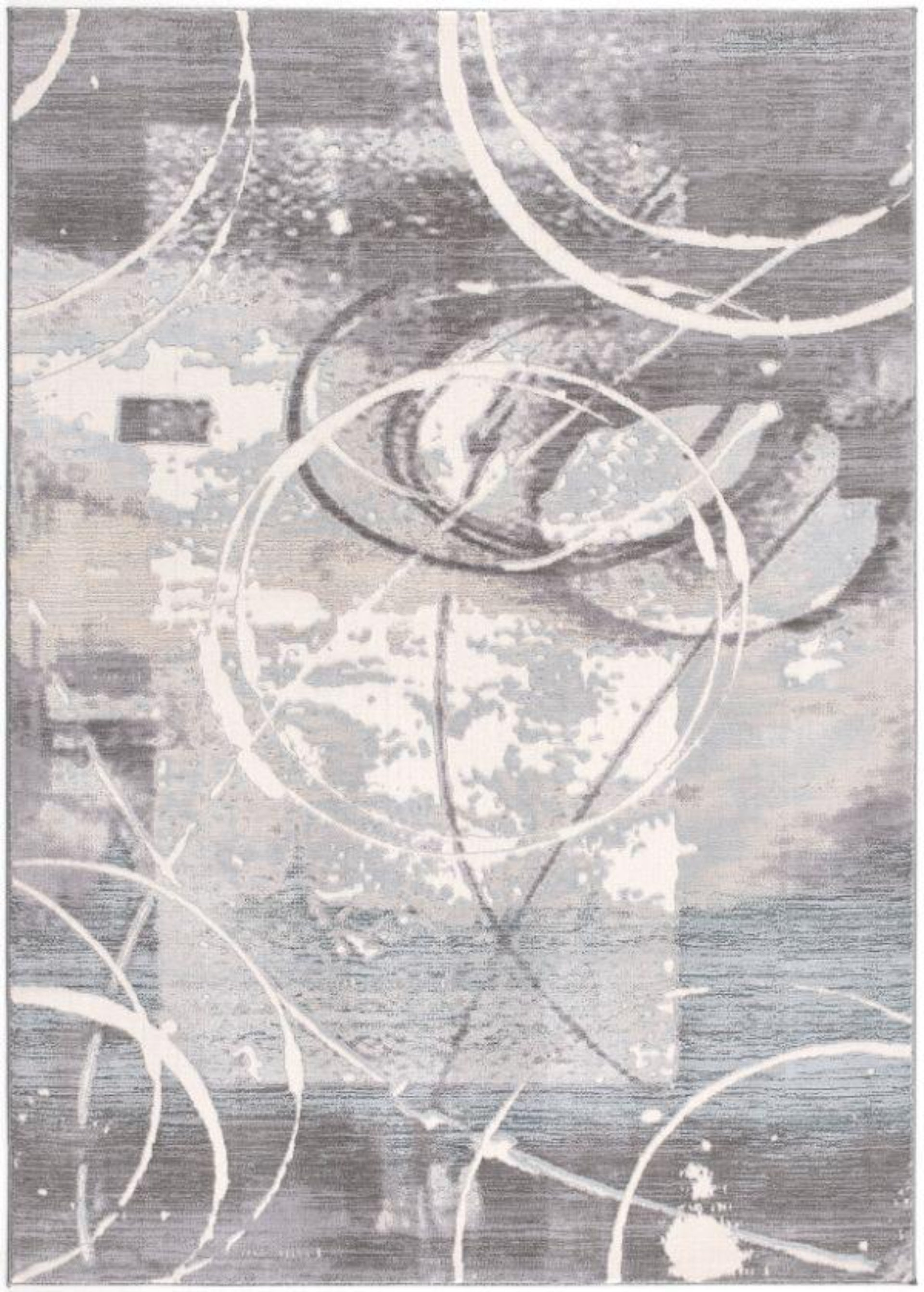 Oasis Collection Modern Abstract Area Rug