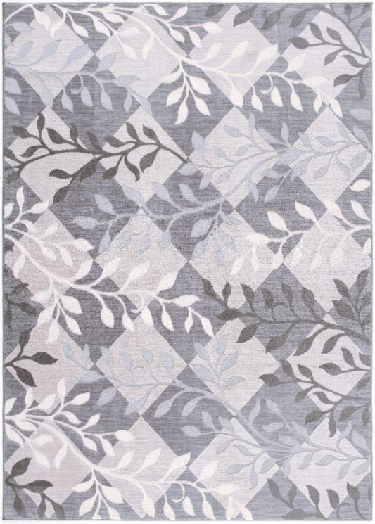 Oasis Abstract Floral Beige Rug