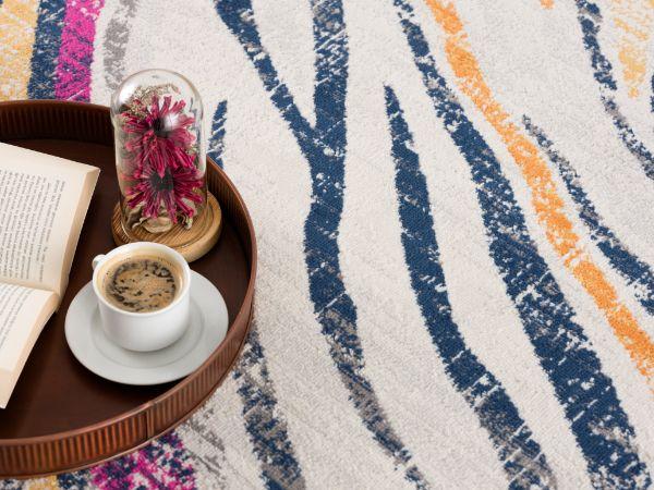 Contemporary Boho Zebra Indoor Area Rug