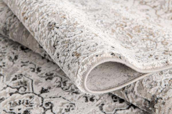 Sardini Collection Modern Oriental Area Rug, Beige