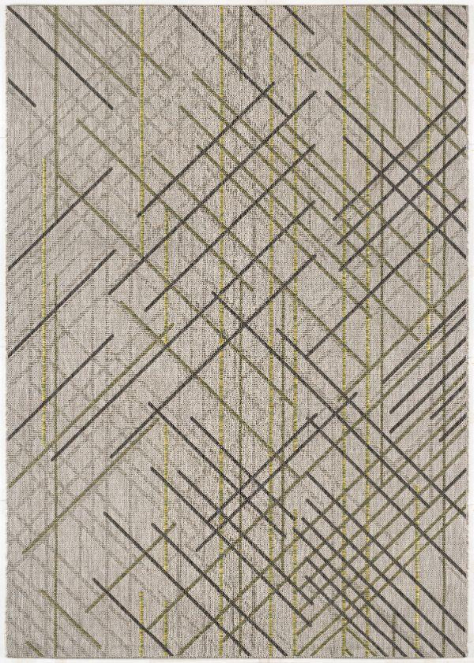 Modern Scandinavian Lines Indoor/Outdoor Area Rug