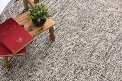 Vista Collection Modern Abstract Area Rug And Runner, Ivory